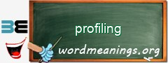 WordMeaning blackboard for profiling